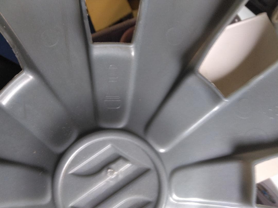 シルバー 10本スポーク ホイールカバー 4枚セット 14 inch