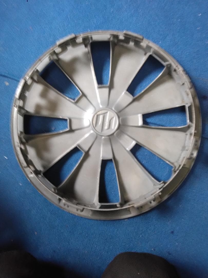 シルバー 10本スポーク ホイールカバー 4枚セット 14 inch