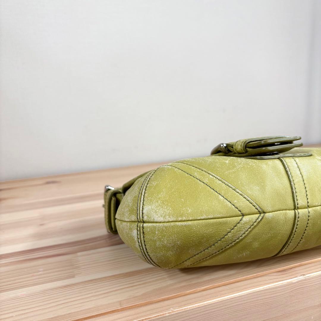 バッグ Coach Leather Soho Shoulder Bag Leaf