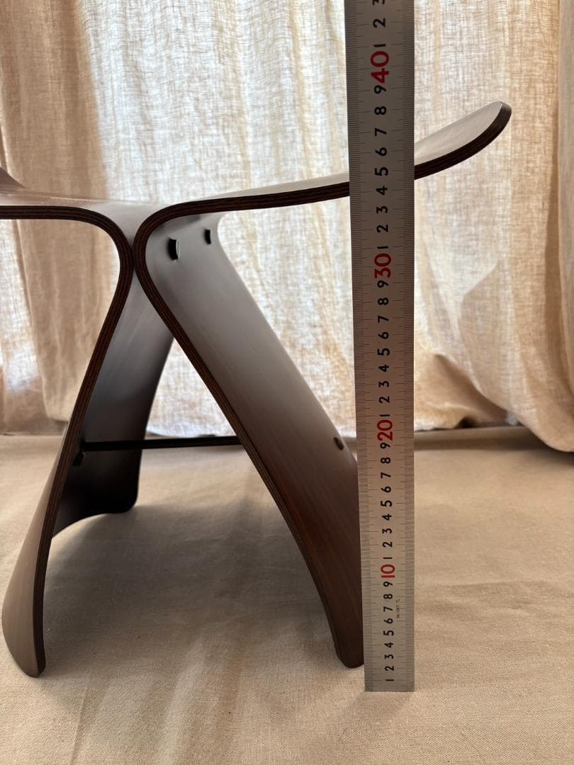 美品 天童木工 バタフライスツール S-0521RW-ST 柳宗理