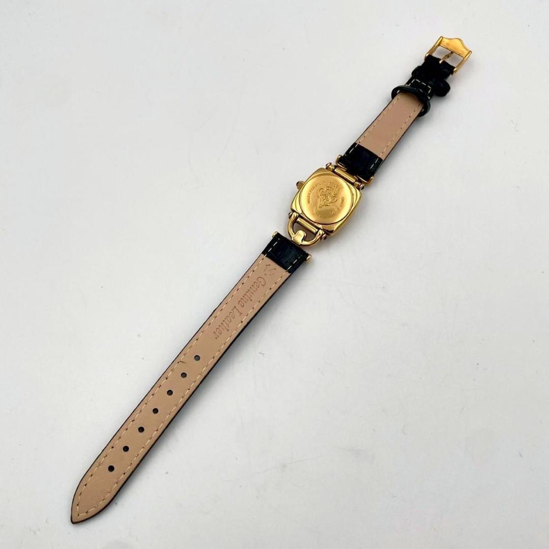 329 新品ベルト グッチ 6300L 腕時計 クォーツ ホースビット 新品電池