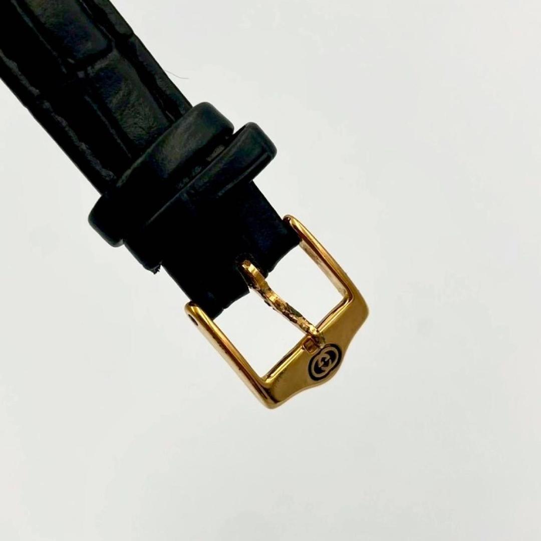 329 新品ベルト グッチ 6300L 腕時計 クォーツ ホースビット 新品電池