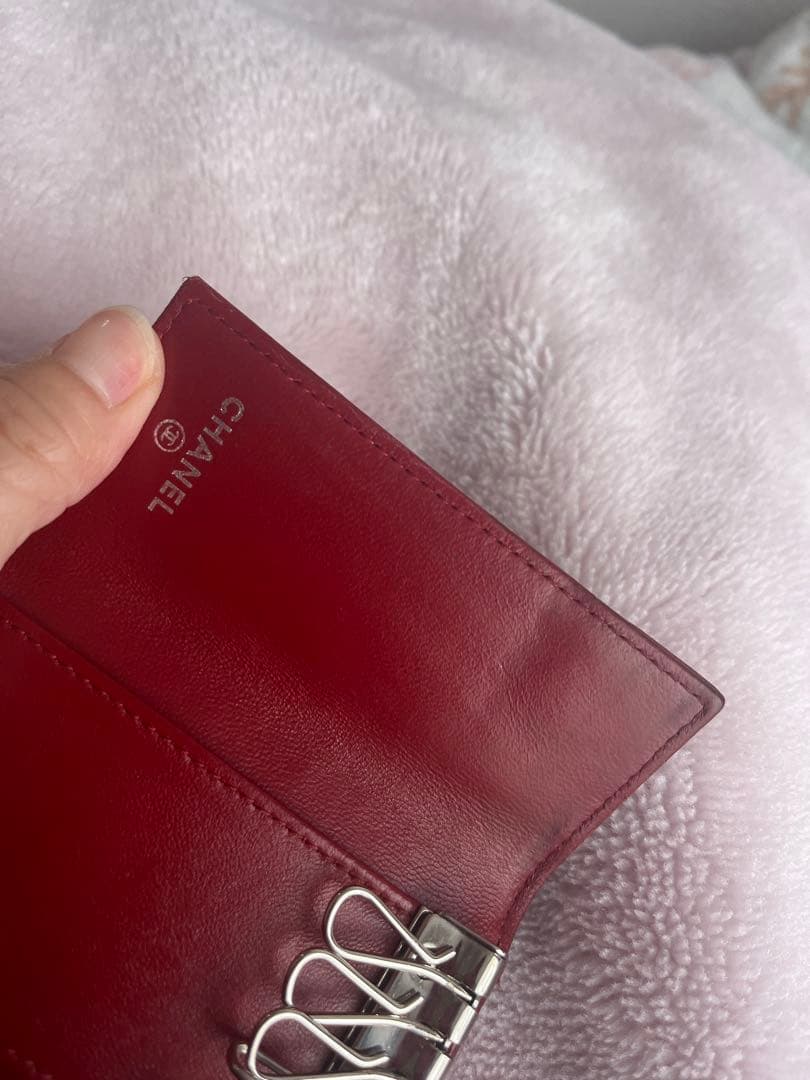 CHANEL シャネル　カメリア　キーケース