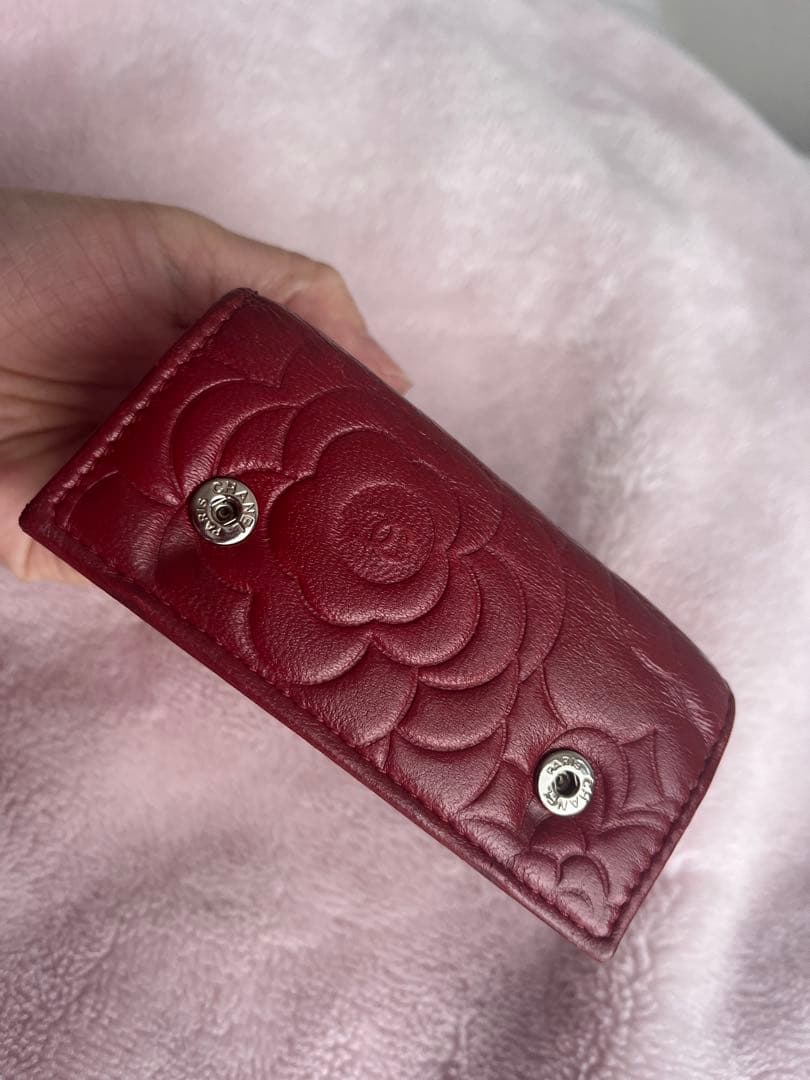 CHANEL シャネル　カメリア　キーケース
