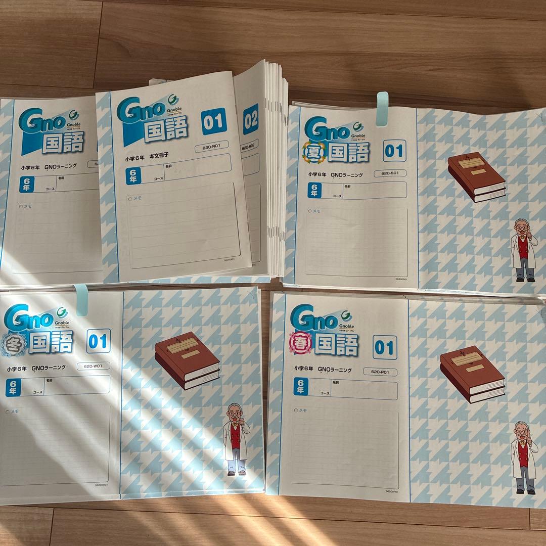 最新Gno 国語 6年 教材