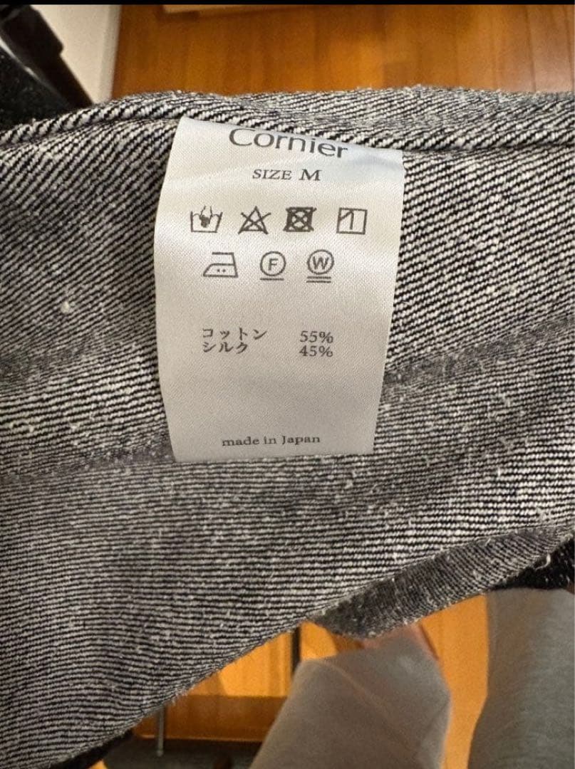 m*4様 cornier SILK NEP DENIM BLOUSON コルニエ