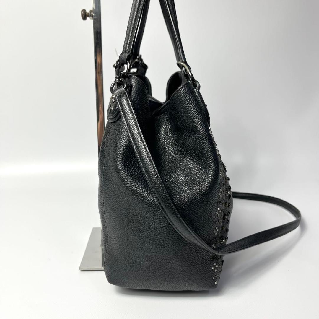 美品　コーチ　イーディー　2way ショルダーバッグ　トートバッグ　斜め掛け　黒