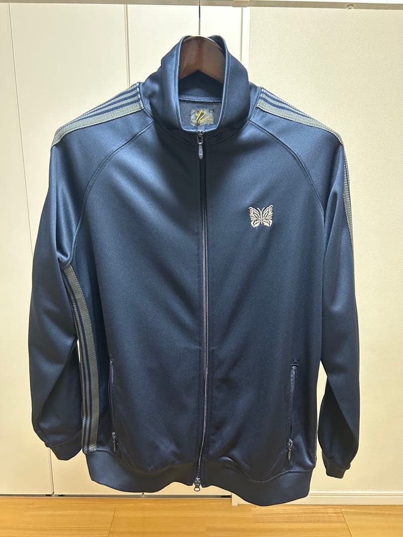 最終値下げ　Needles ネイビー ジャージ　ジャケット