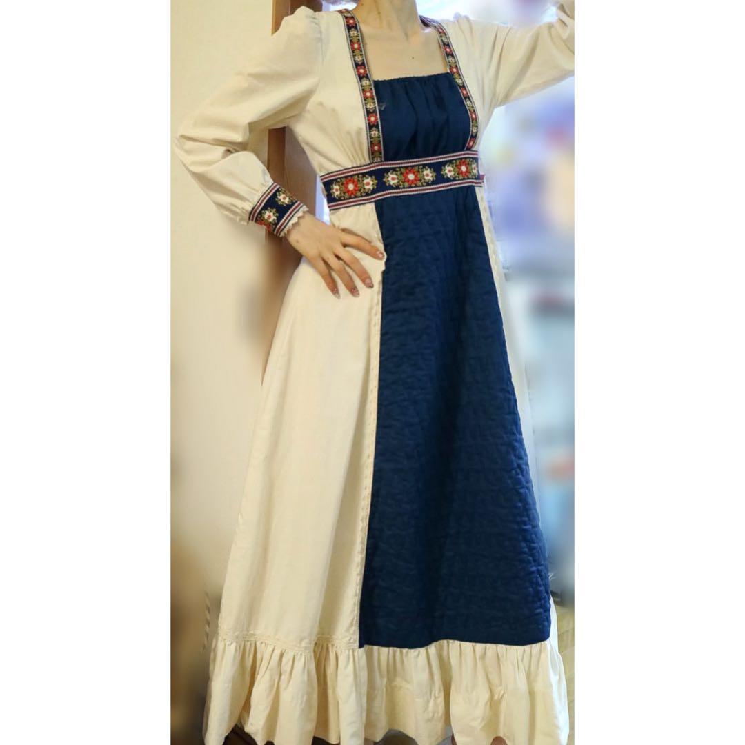 GUNNE SAX 刺繍入りワンピース