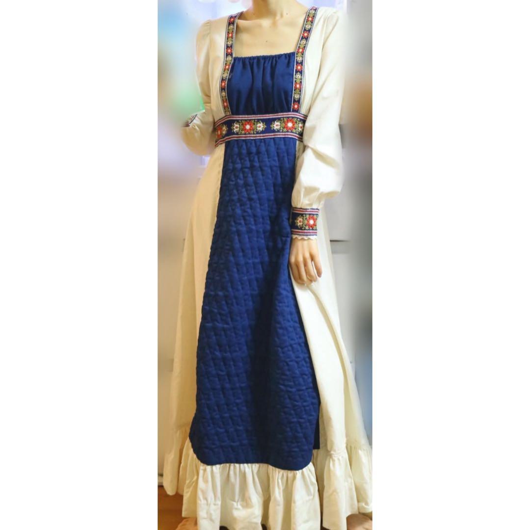 GUNNE SAX 刺繍入りワンピース