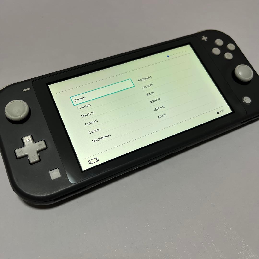 任天堂Switchライト ジャンク グレー 本体のみ