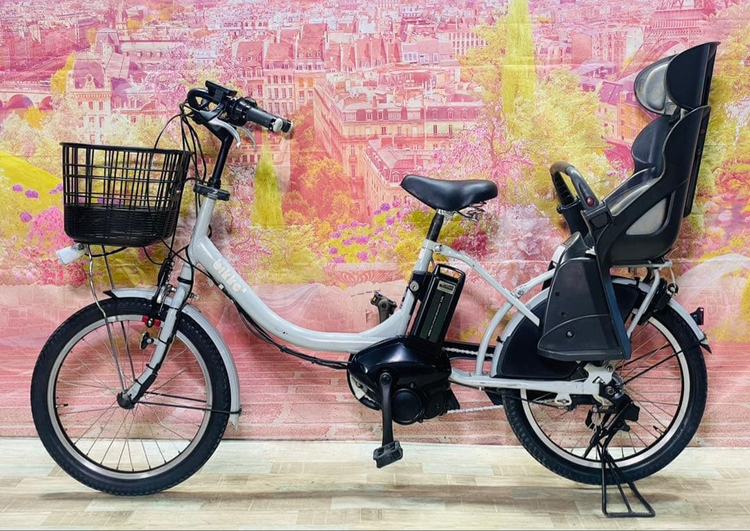 ZK3310 電動自転車 ブリヂストン ビッケ 子供乗せ 20インチ 送料無料