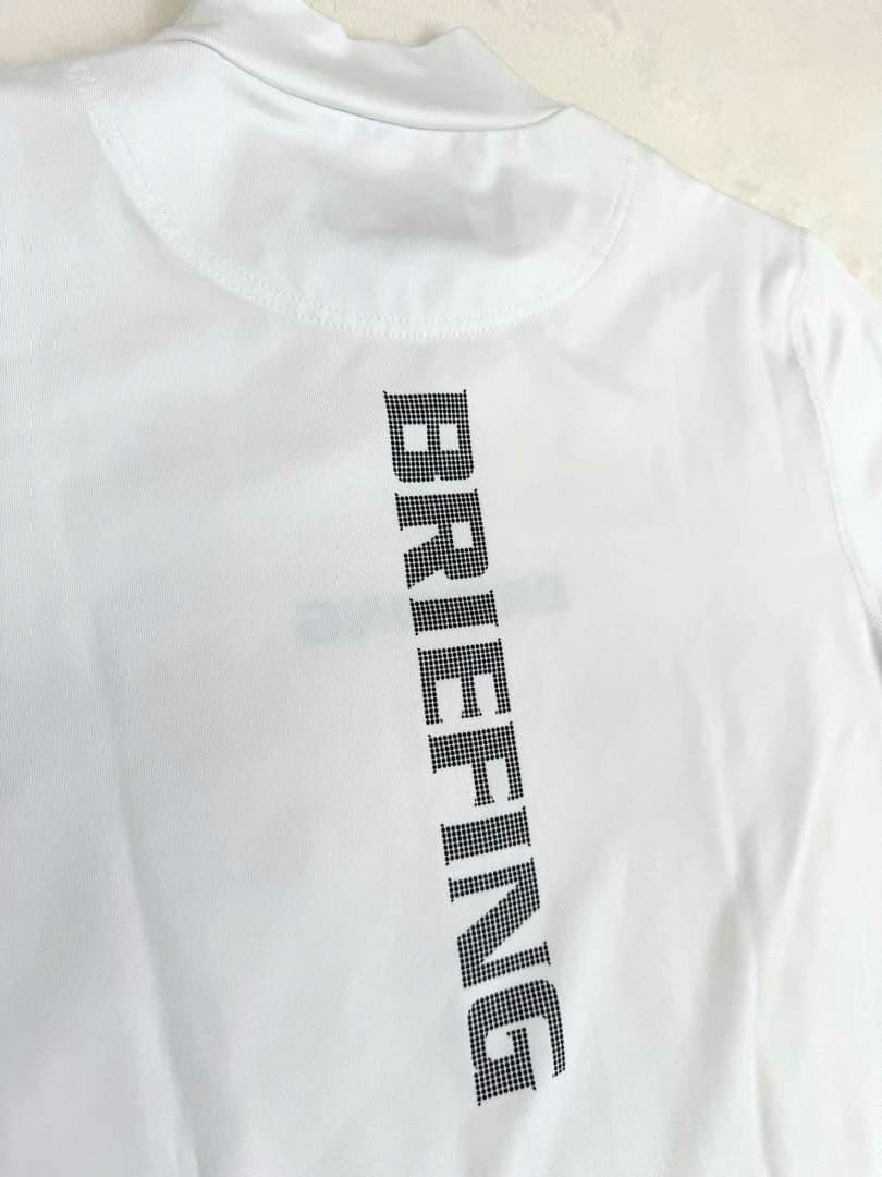 BRIEFING ブリーフィング ホワイトシャツ ロゴ入り メンズS 【未使用】