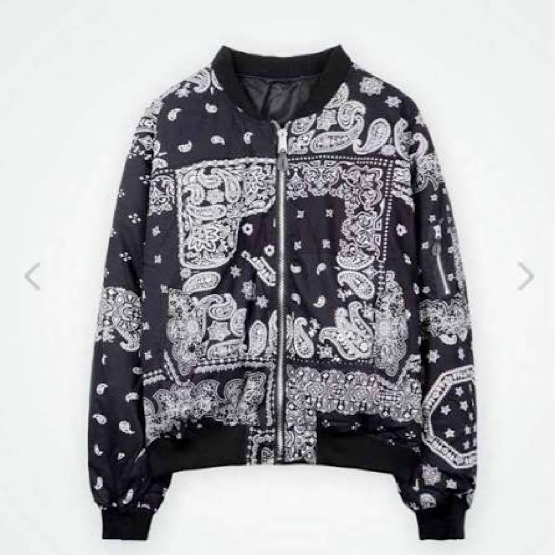 a*1様 MIYAGI HIDETAKA バンダナ MA-1リバーシブルボンバー