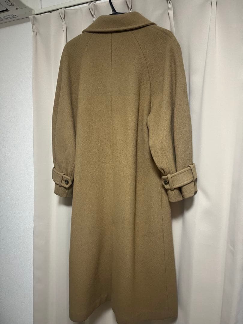 フレイアイディー　ボリュームスリーブウールコート　チェスターコート　キャメル