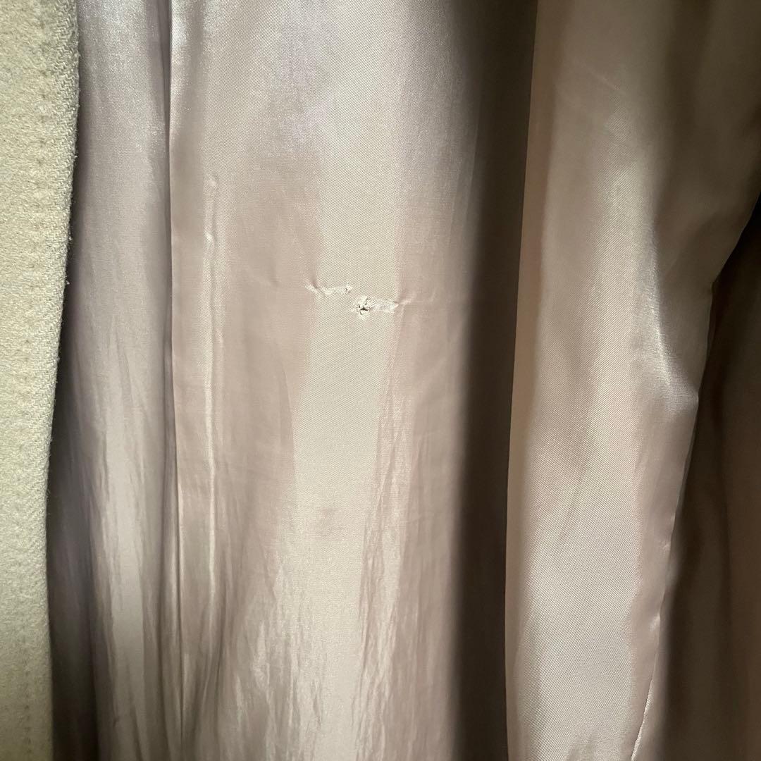 フレイアイディー　ボリュームスリーブウールコート　チェスターコート　キャメル