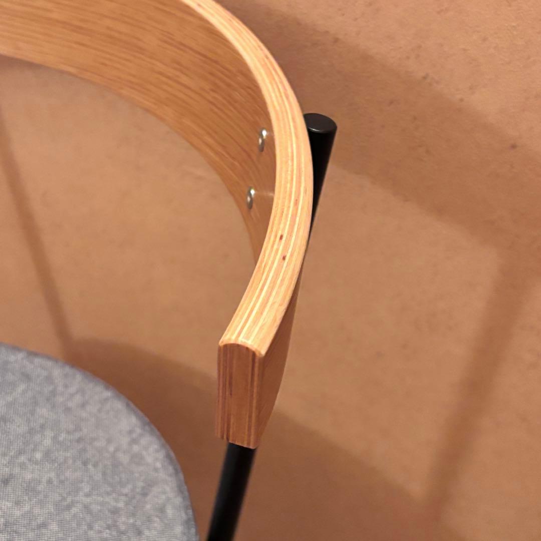 【美品】IDEE フェレチェア ダイニングチェア グレー