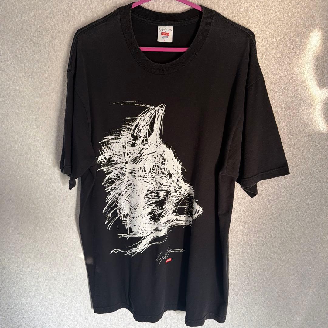 べ*ぽ様 Supreme Yohji Yamamoto ブラック Tシャツ L