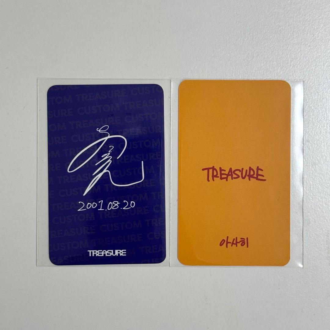 treasure アサヒ カスタム custom md 特典 お守りトレカ