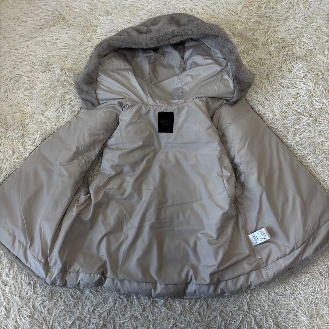 DAMAcollection✨未使用切り替えダウンベスト　フェイクファー　フード