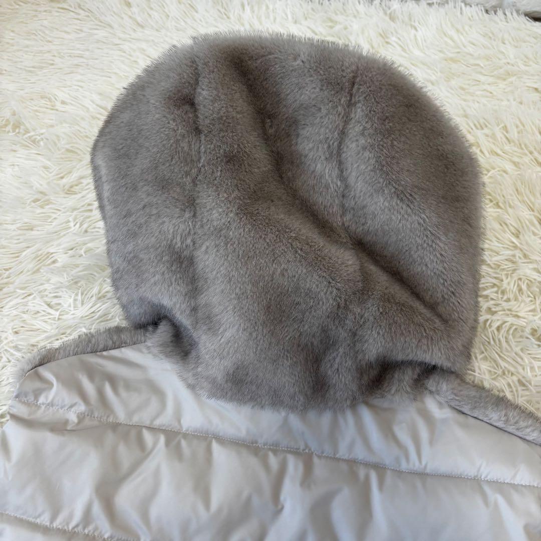 DAMAcollection✨未使用切り替えダウンベスト　フェイクファー　フード