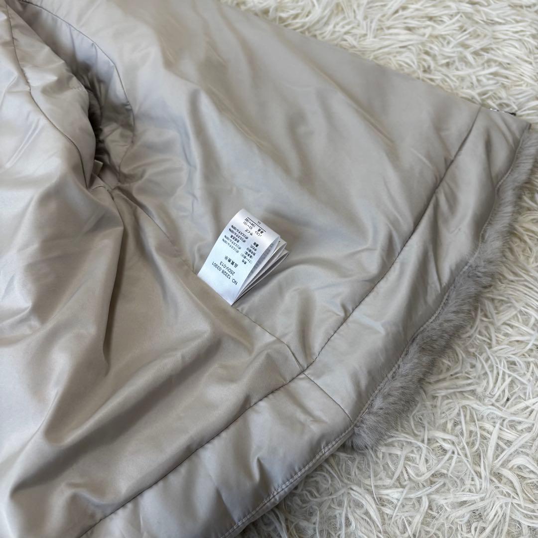 DAMAcollection✨未使用切り替えダウンベスト　フェイクファー　フード