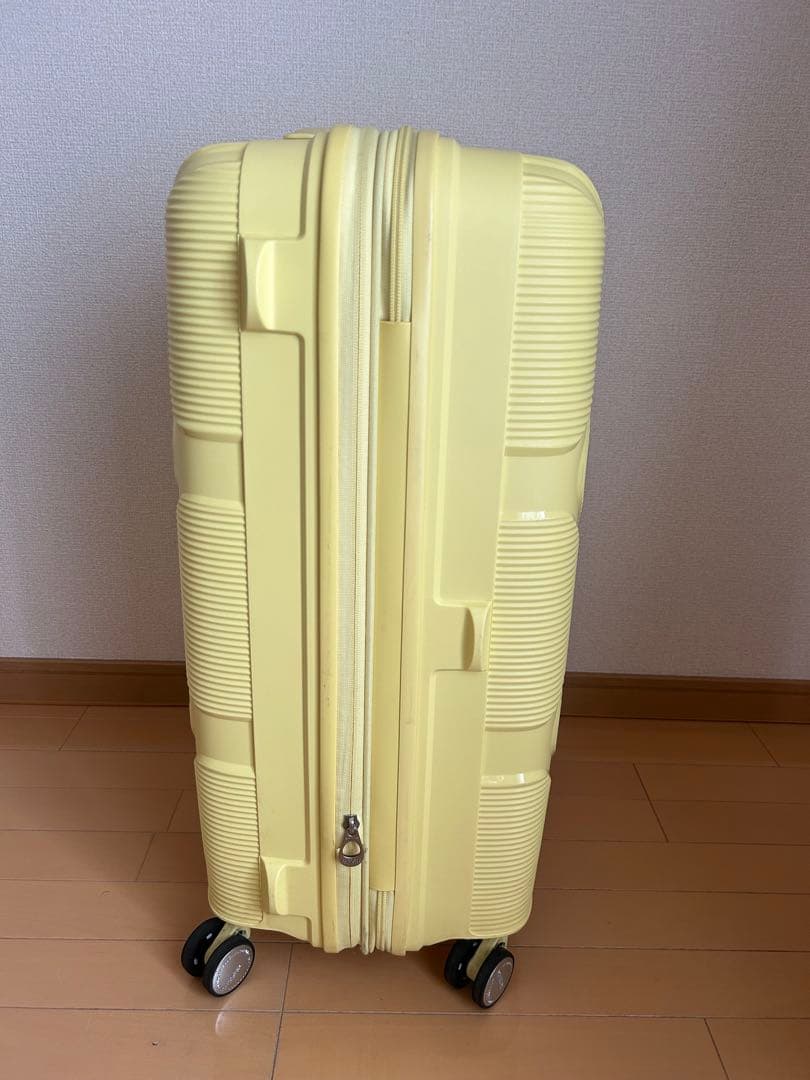 イエローダイヤモンドパターンキャリーケース