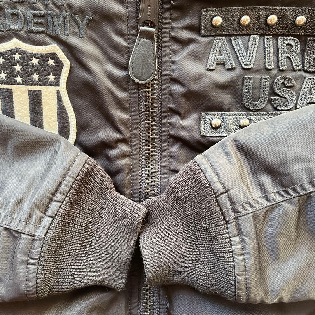 ジャケット・アウター AVIREX Y2K Cropped MA-1 Back Logo