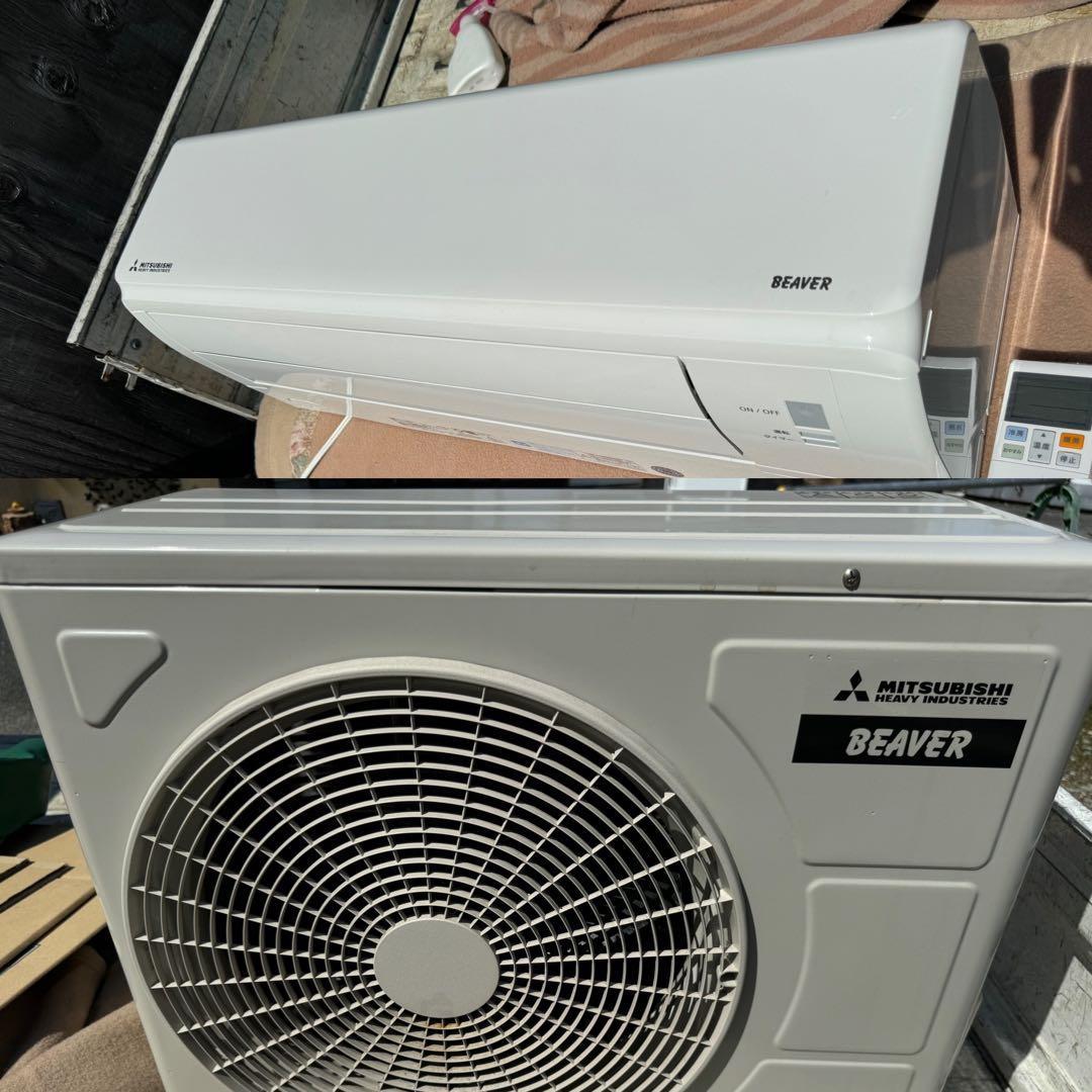 室外機込 2023年製 三菱重工 ビーバーエアコン クーラー 6畳用 2.2kw