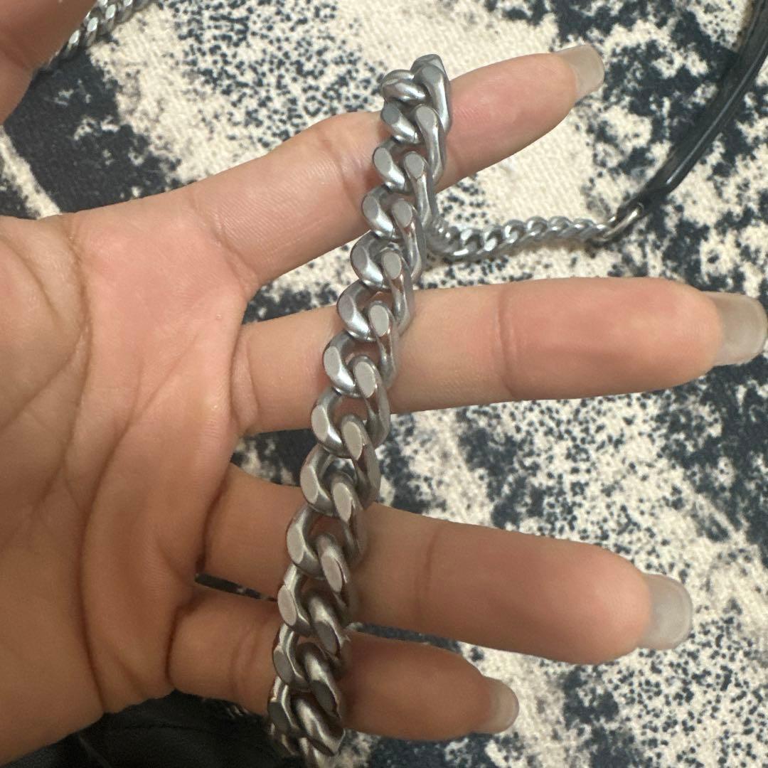 YSL ブラック ショルダーバッグ キルティング