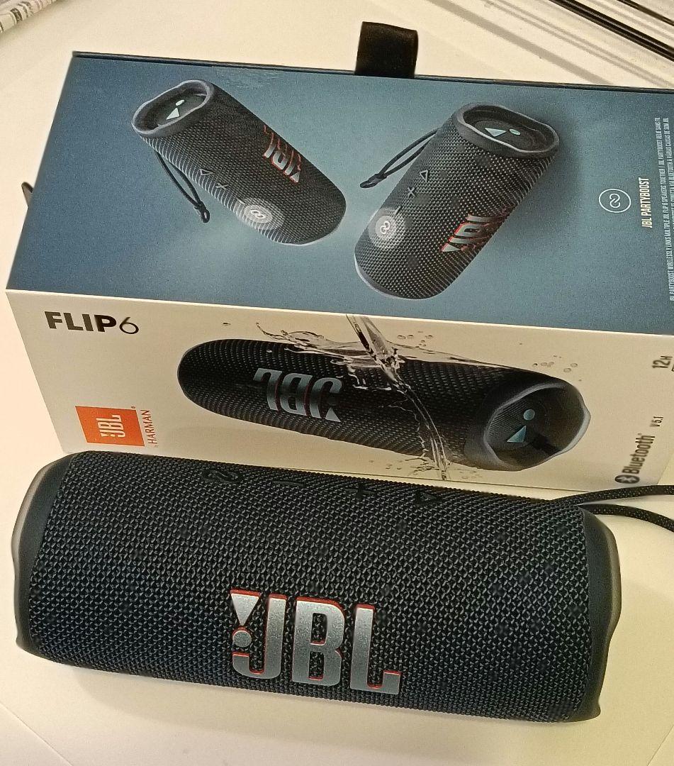 【みた】JBL FLIP6 ワイヤレススピーカー ブルー