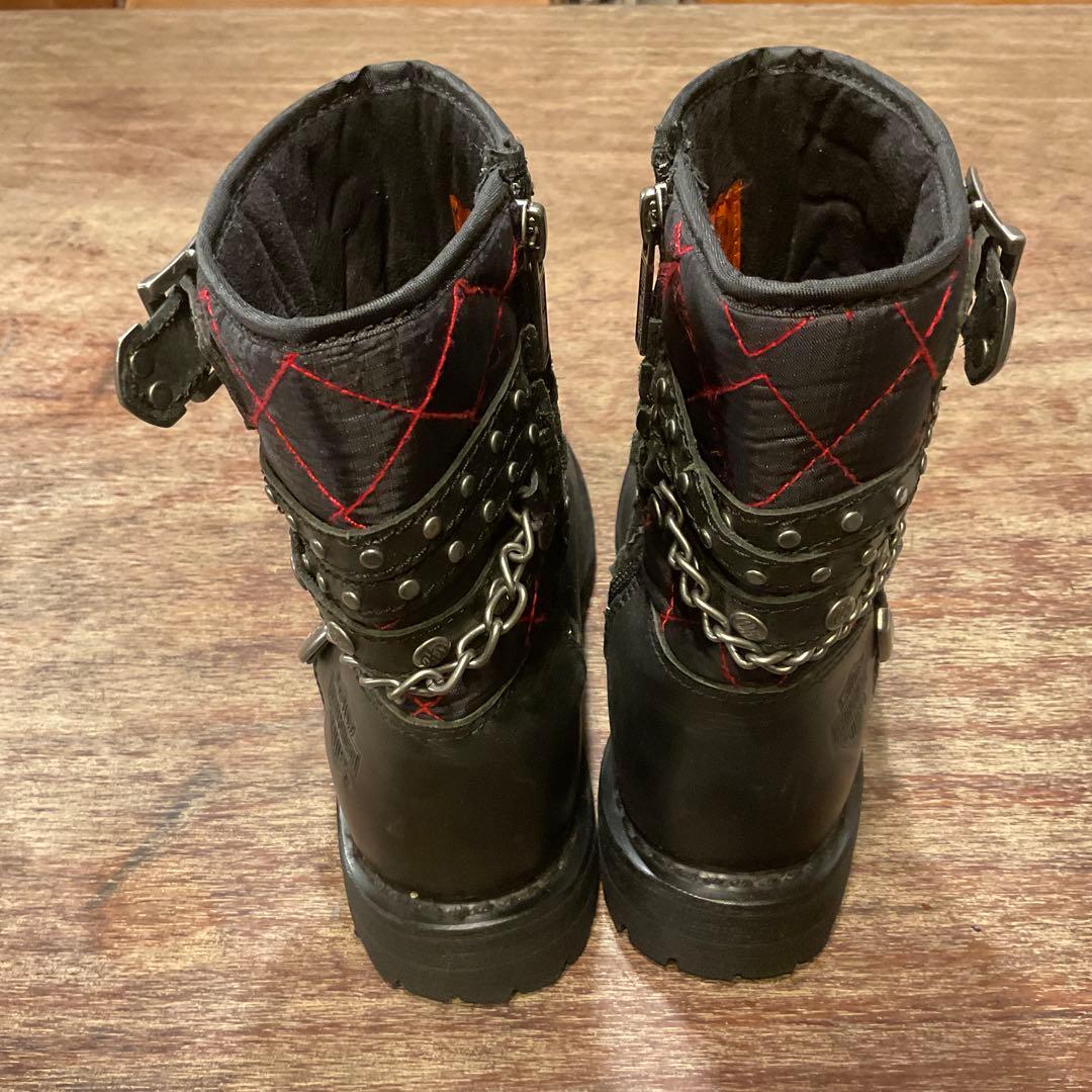 美品！ハーレーダビッドソン 87043 ショートブーツ チェーン23.5cm