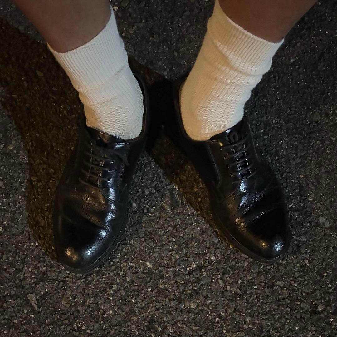 5 hole shoes 90s 日本製