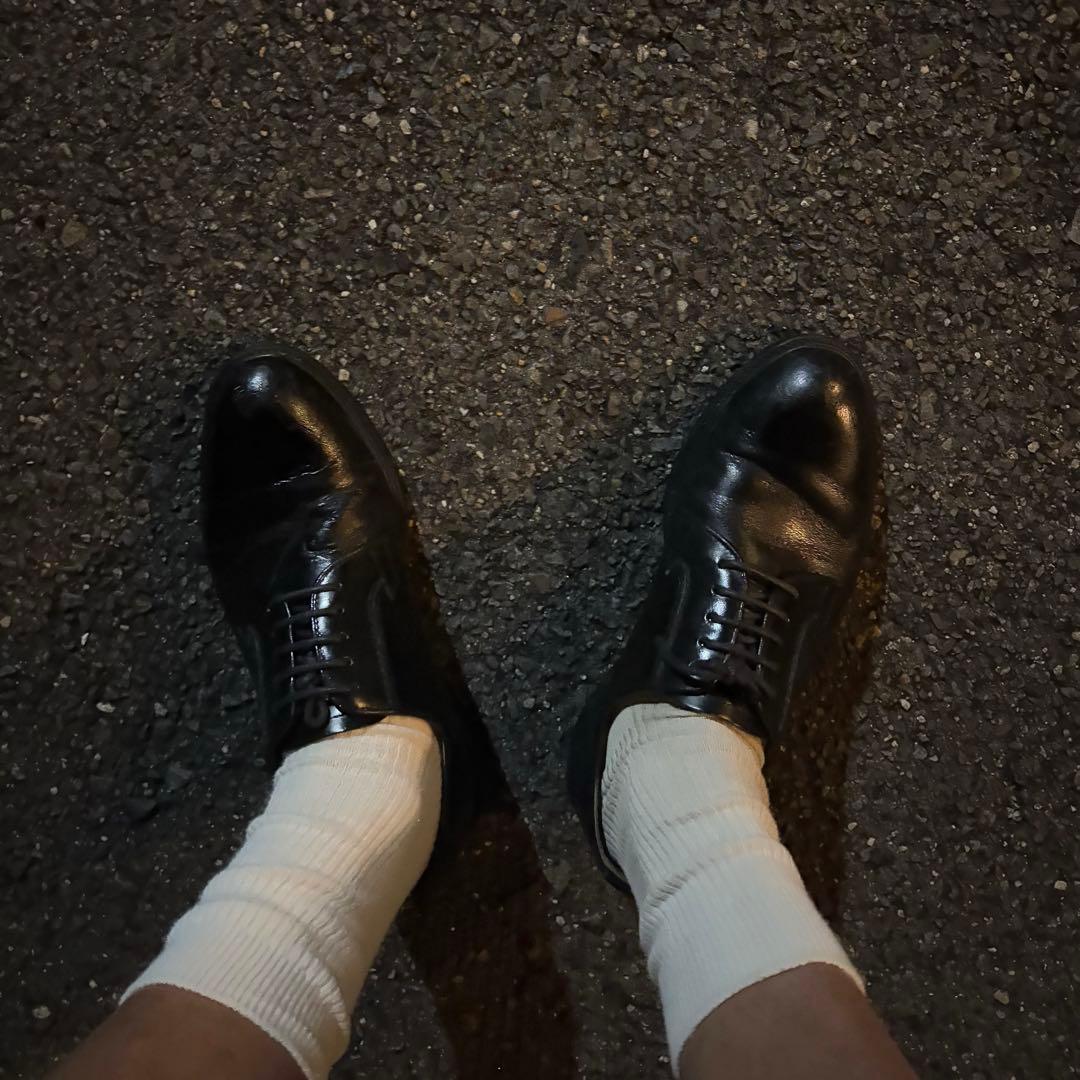 5 hole shoes 90s 日本製