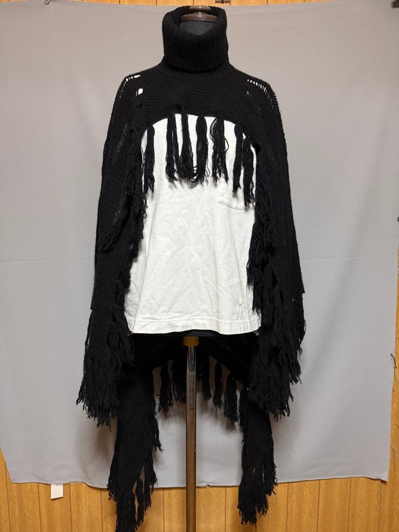 アンダーカバー　ニット3WAYポンチョ