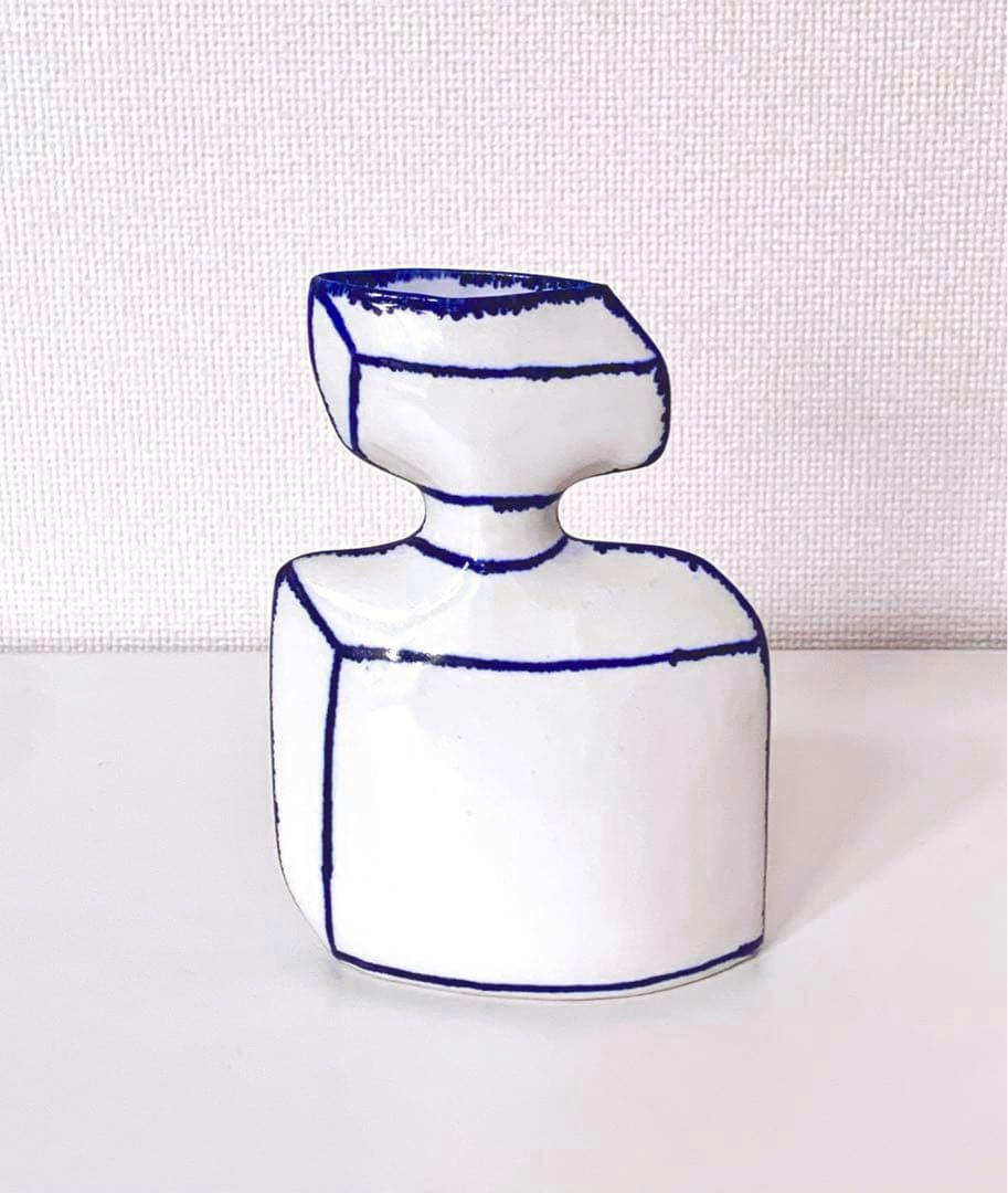 【定価25万】マリアンヌハルバーグ オリジナル一点物3点セット 花瓶 陶板手作り