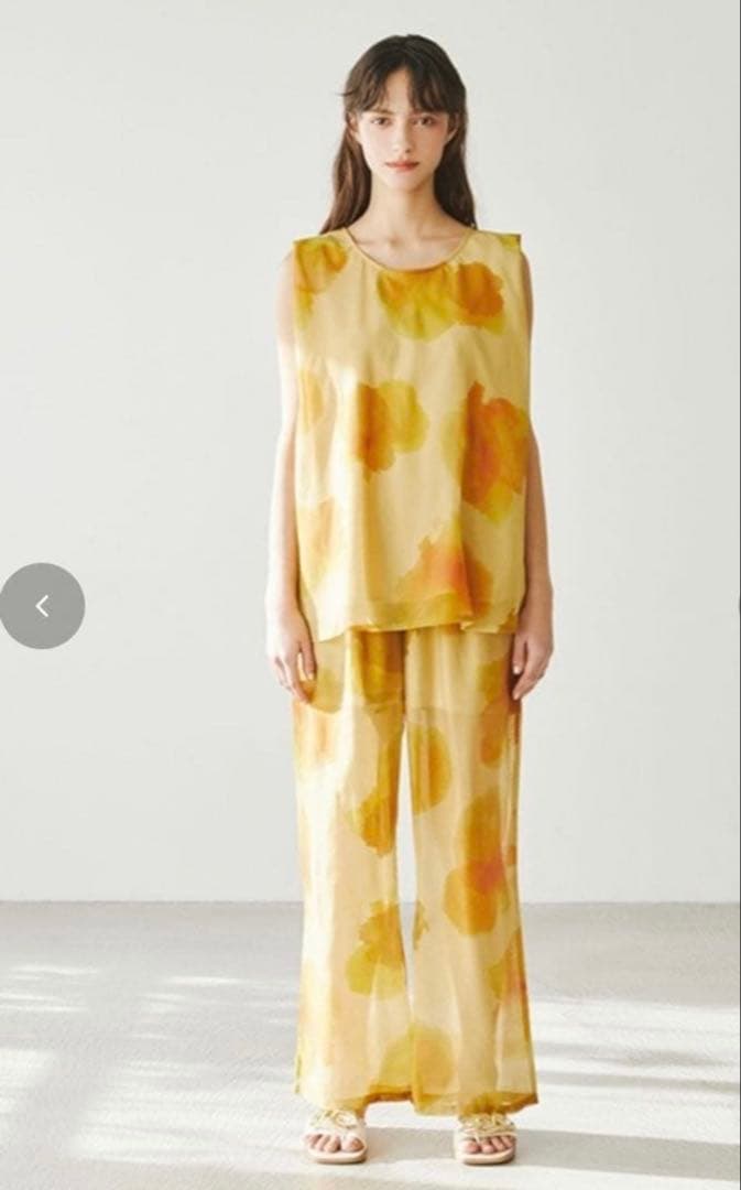 ✨新品【2025.アンティミテBlurred Print Pants】ピンクM