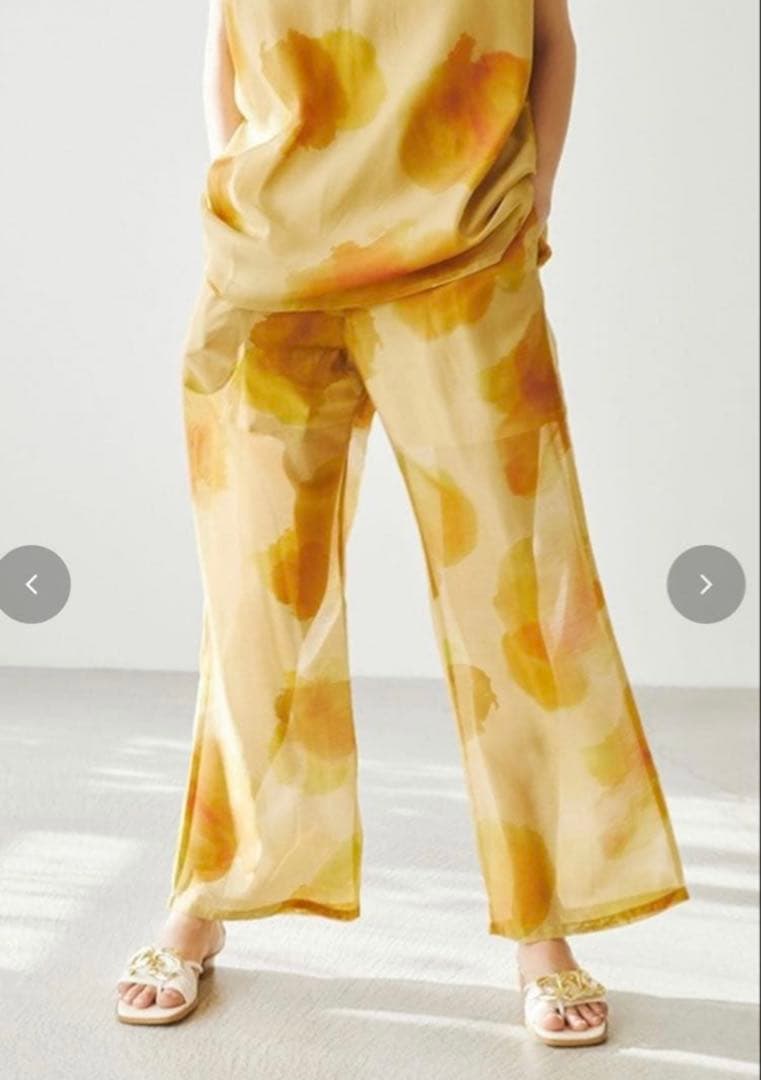 ✨新品【2025.アンティミテBlurred Print Pants】ピンクM