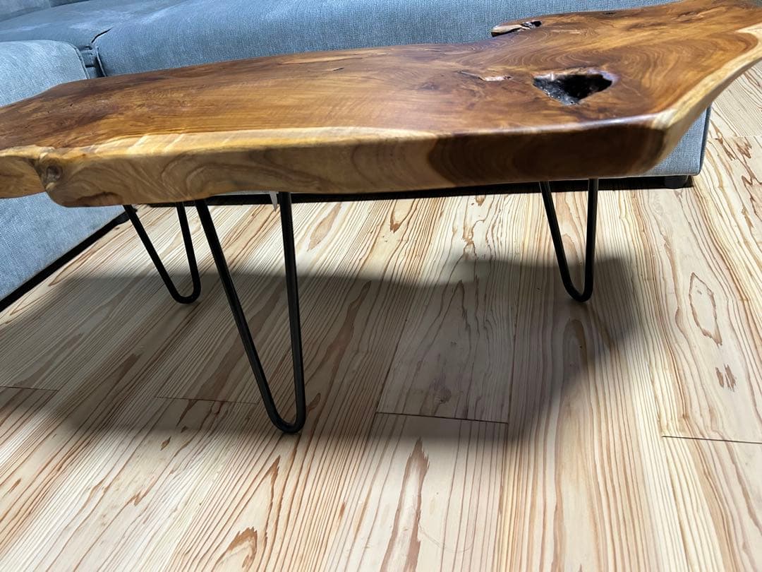 KARE カレ 無垢材 テーブル ブラウン