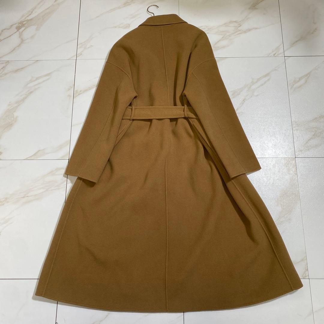 完売品♡NORC ウールメルトン リバーコート ダブルフェイス ベルデッドコート