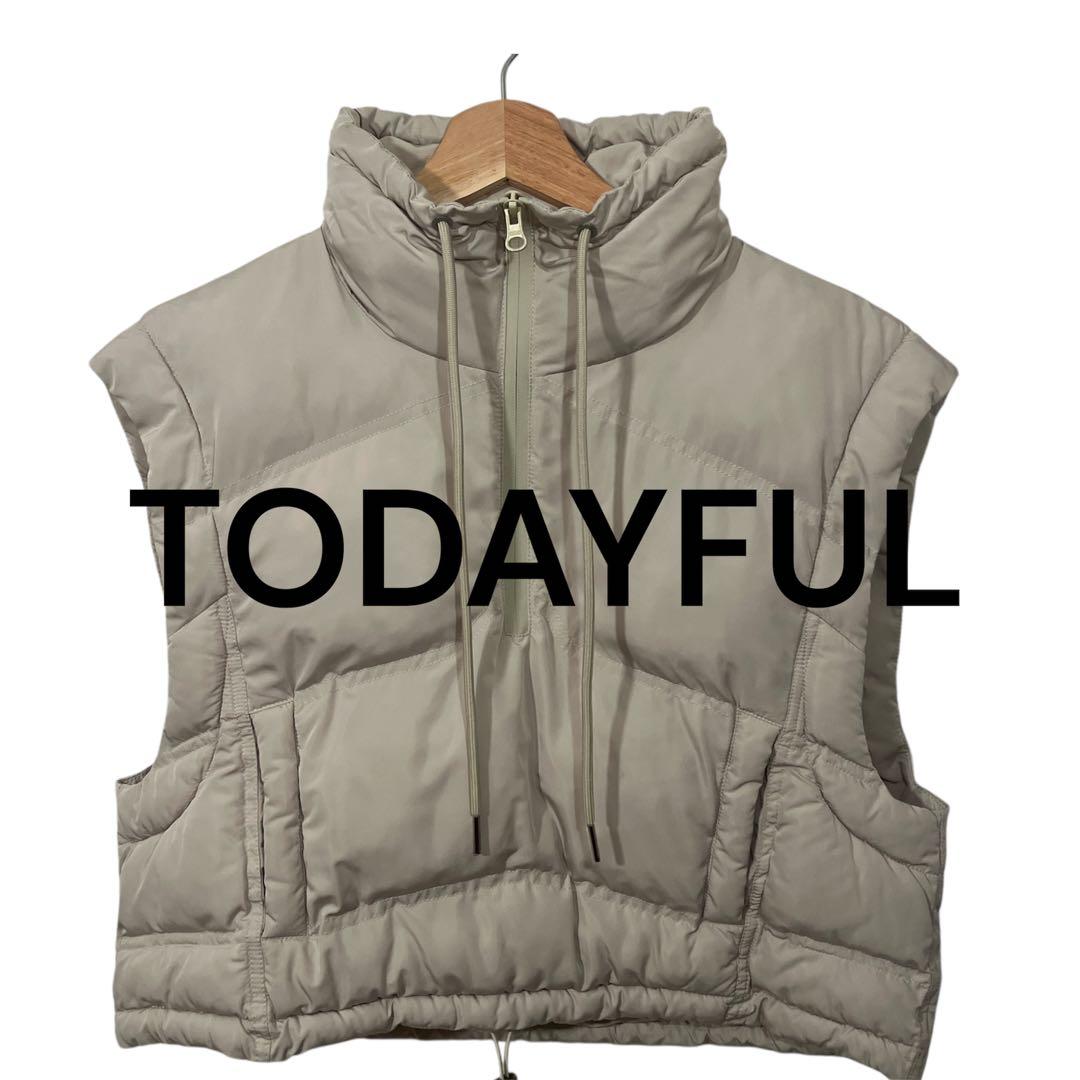 新品タグ付き☆TODAYFUL キルティングコンパクトベスト３８