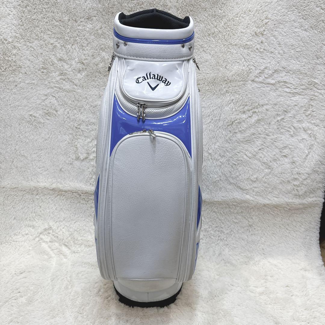 キャロウェイ Callaway ゴルフバッグ キャディバッグ ホワイト ブルー