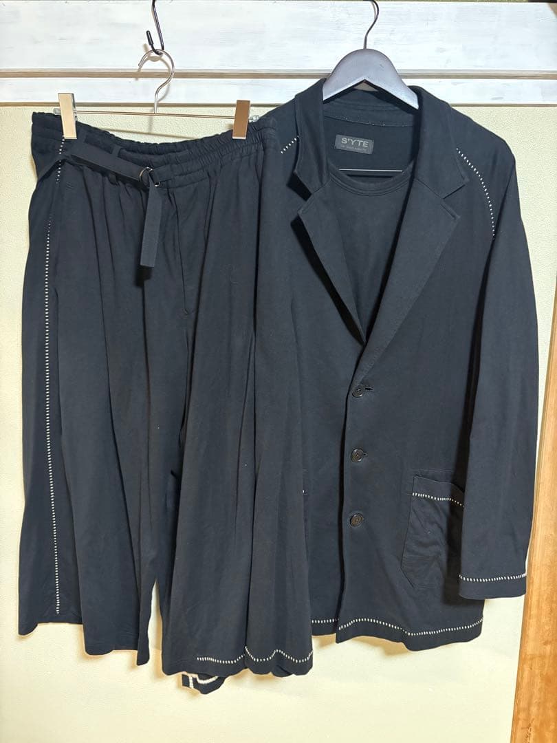 S’YTE セットアップ ジャケット カットソー ラップパンツ ヨウジヤマモト