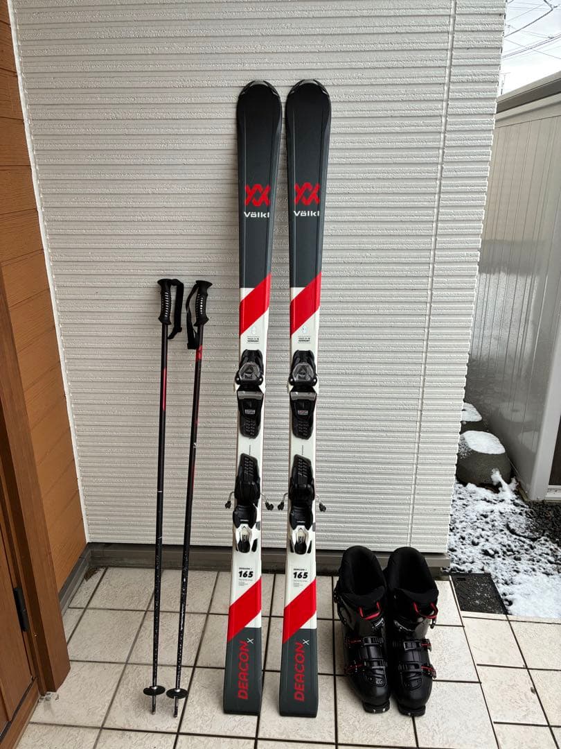 フォルクル「Deacon X」165cm スキー靴28㎝