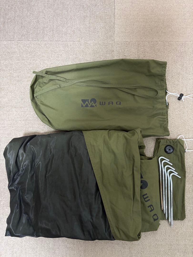 WAQ Alpha TC/DX 、フロントウォール、グランドシートのセット