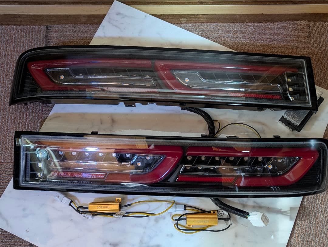 クリスタルアイ DA17W エブリィワゴン ファイバーLED シーケンシャル