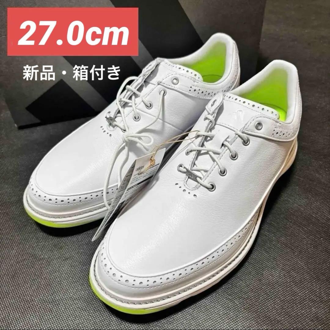 27cm adidas Golf MC80 ゴルフシューズ ID4748 白
