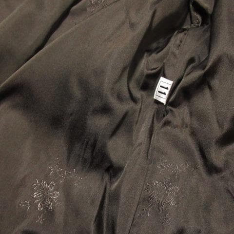 本毛皮 レオパード柄 セーブルファー コート 11号 l