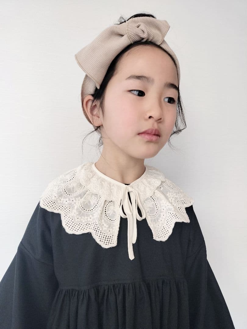 comoページ　100 フォーマル　ワンピース　付け襟　入学式入園式卒園式