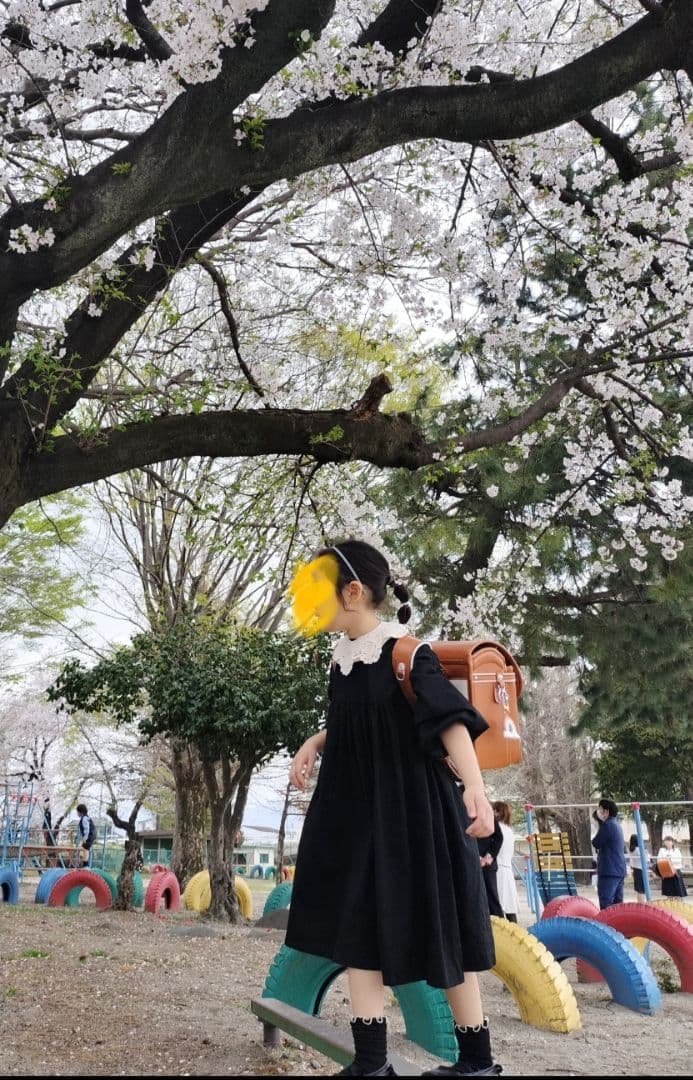 comoページ　100 フォーマル　ワンピース　付け襟　入学式入園式卒園式